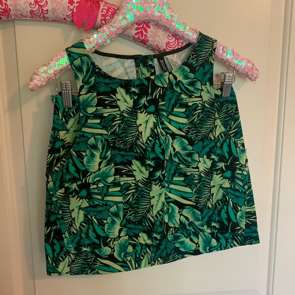 H&M Dresses & Skirts - H&M Palm Tree Crop Set 4 6 XS S